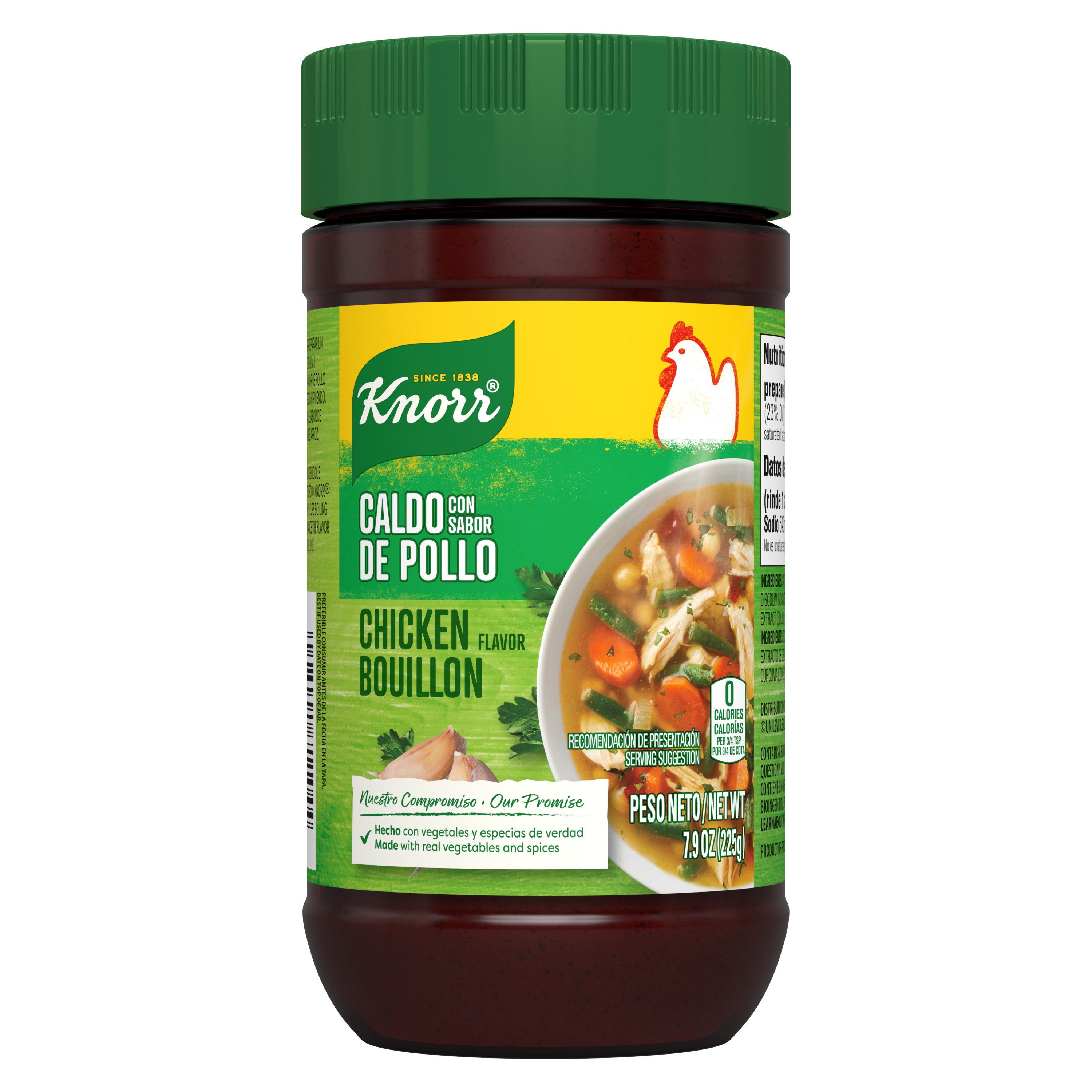 Knorr Bouillon Caldo Con Sabor De Pollo Chicken Flavor Bouillon 7.9 Ounces