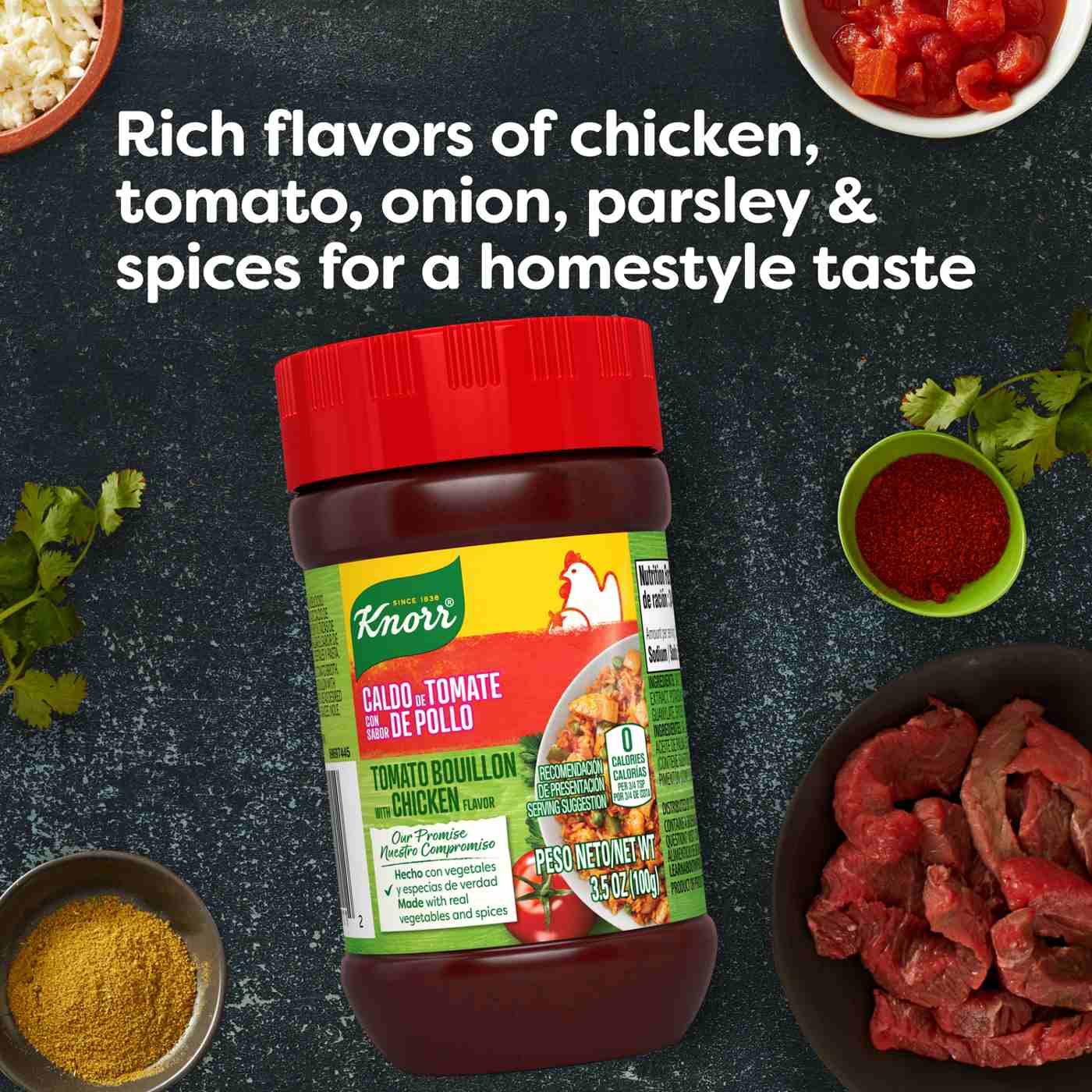 Knorr Tomato Chicken Granulated Bouillon; image 6 of 9