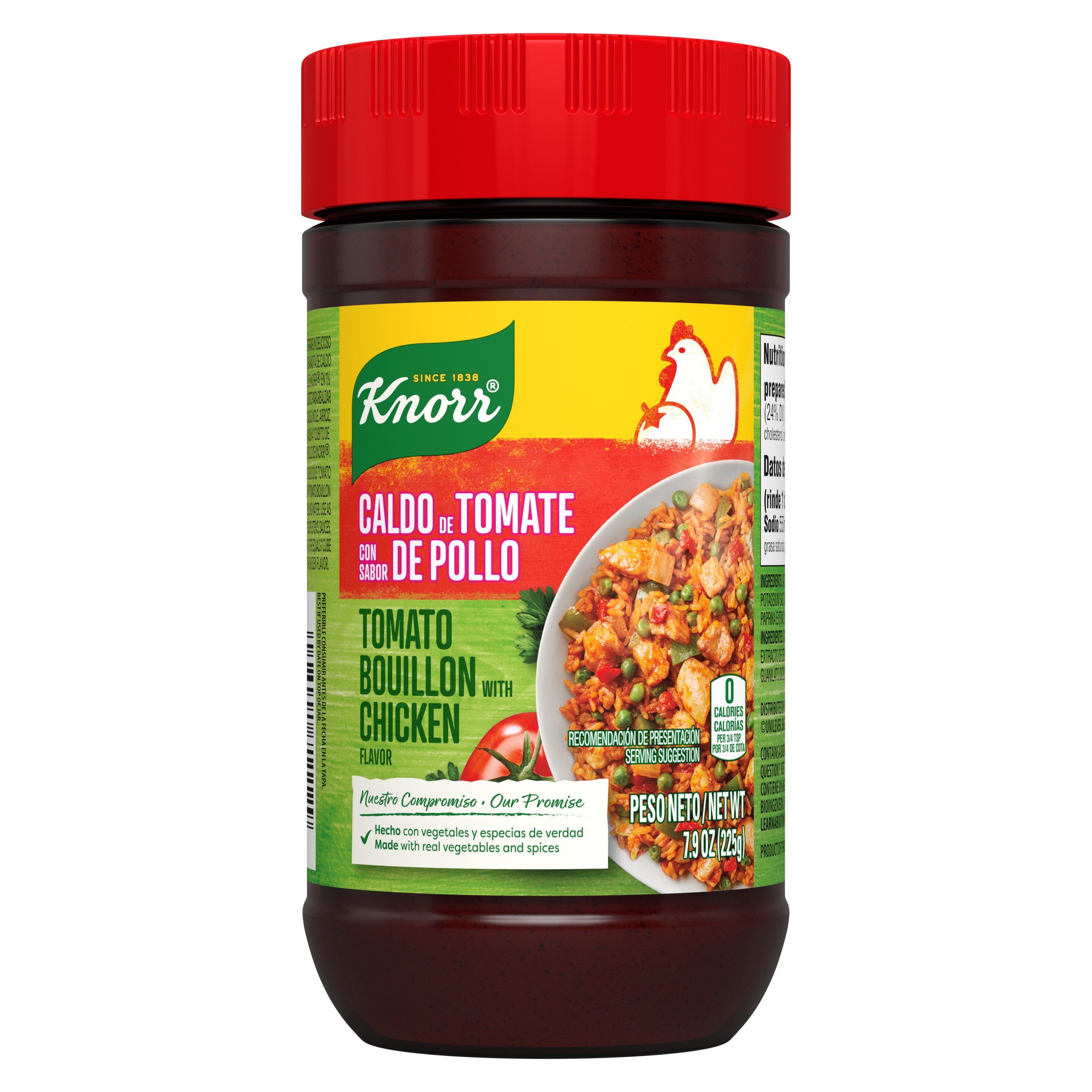 Knorr Tomato Chicken Granulated Bouillon Shop Broth & Bouillon at HEB