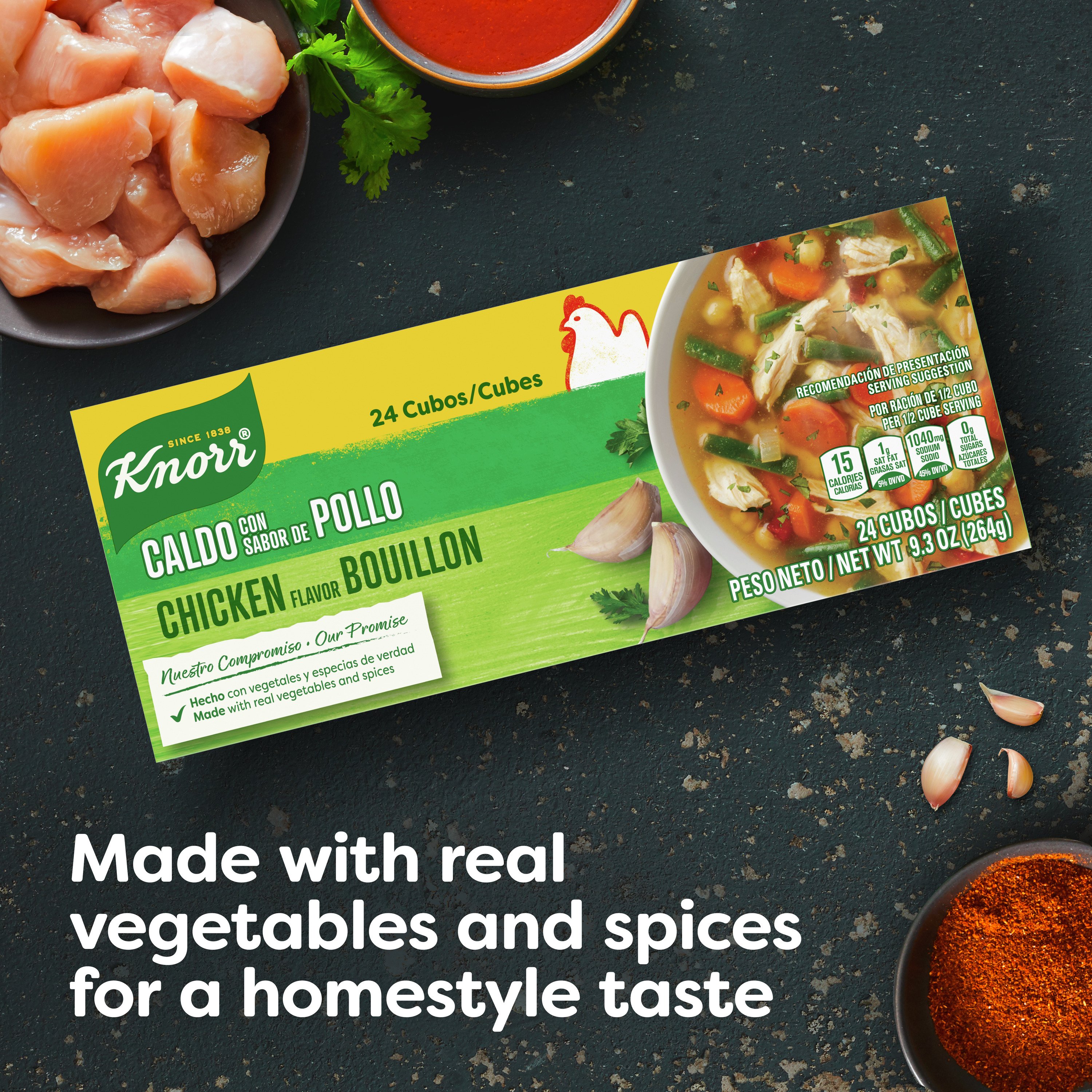 Knorr Chicken Granulated Bouillon - Shop Broth & Bouillon at H-E-B