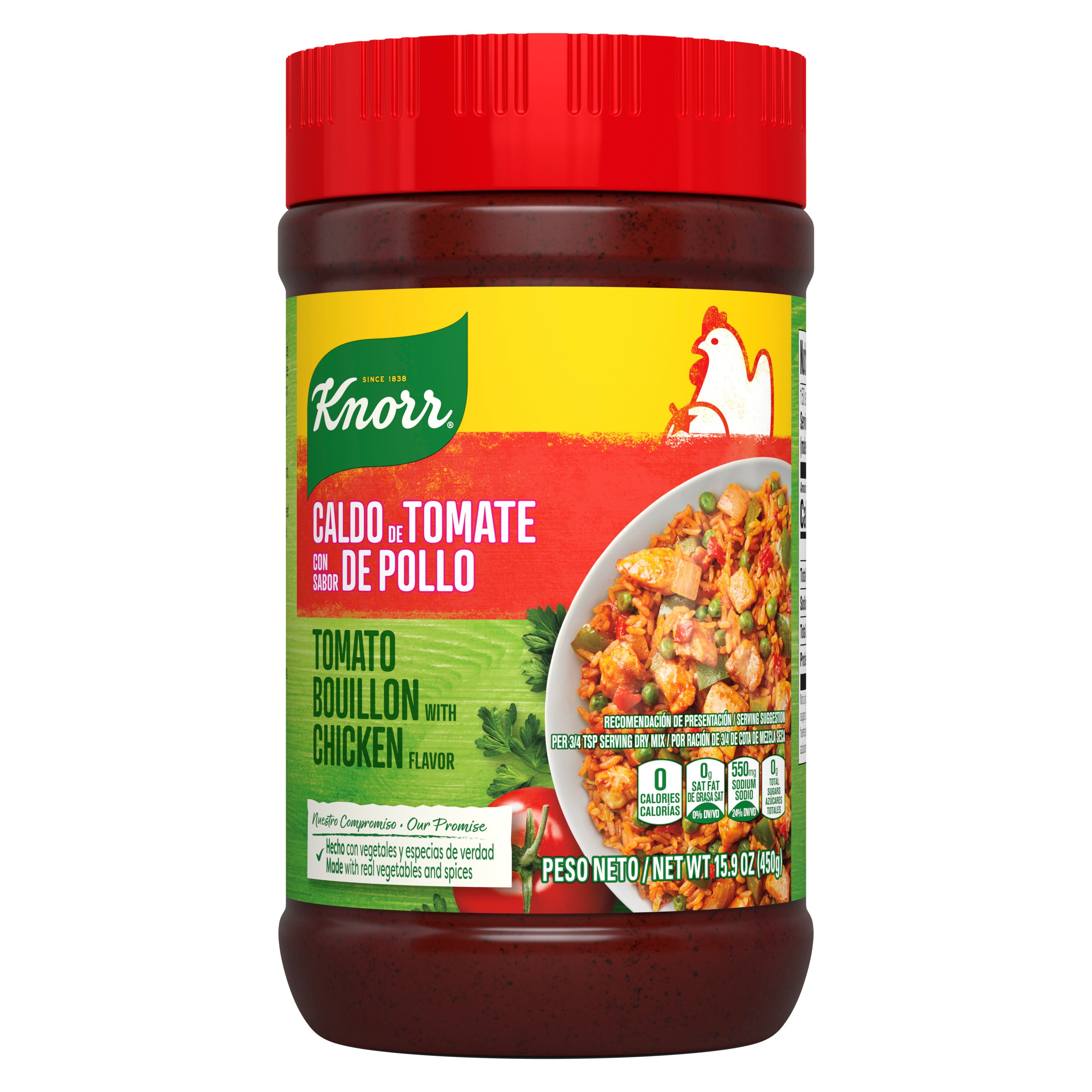 Knorr Tomato Chicken Granulated Bouillon - Shop Broth & Bouillon At H-E-B