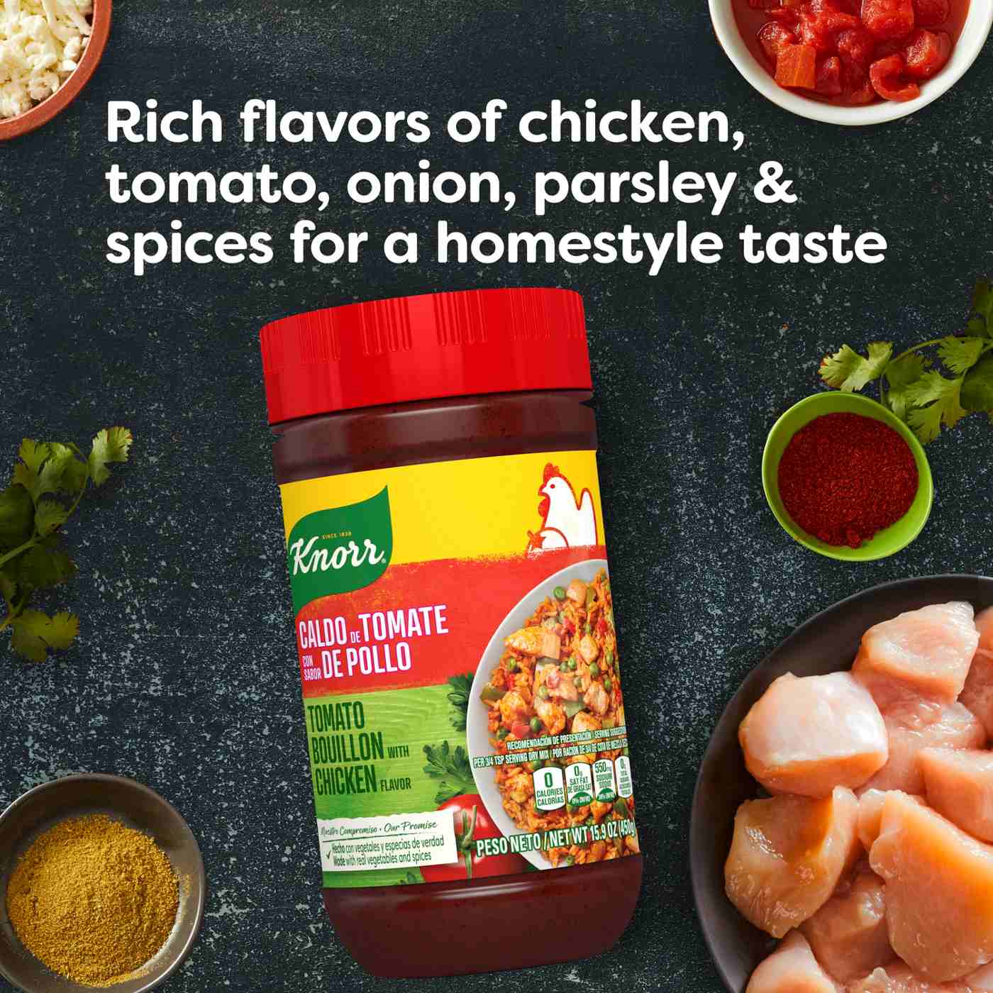 Knorr Granulated Bouillon Tomato Chicken; image 4 of 7