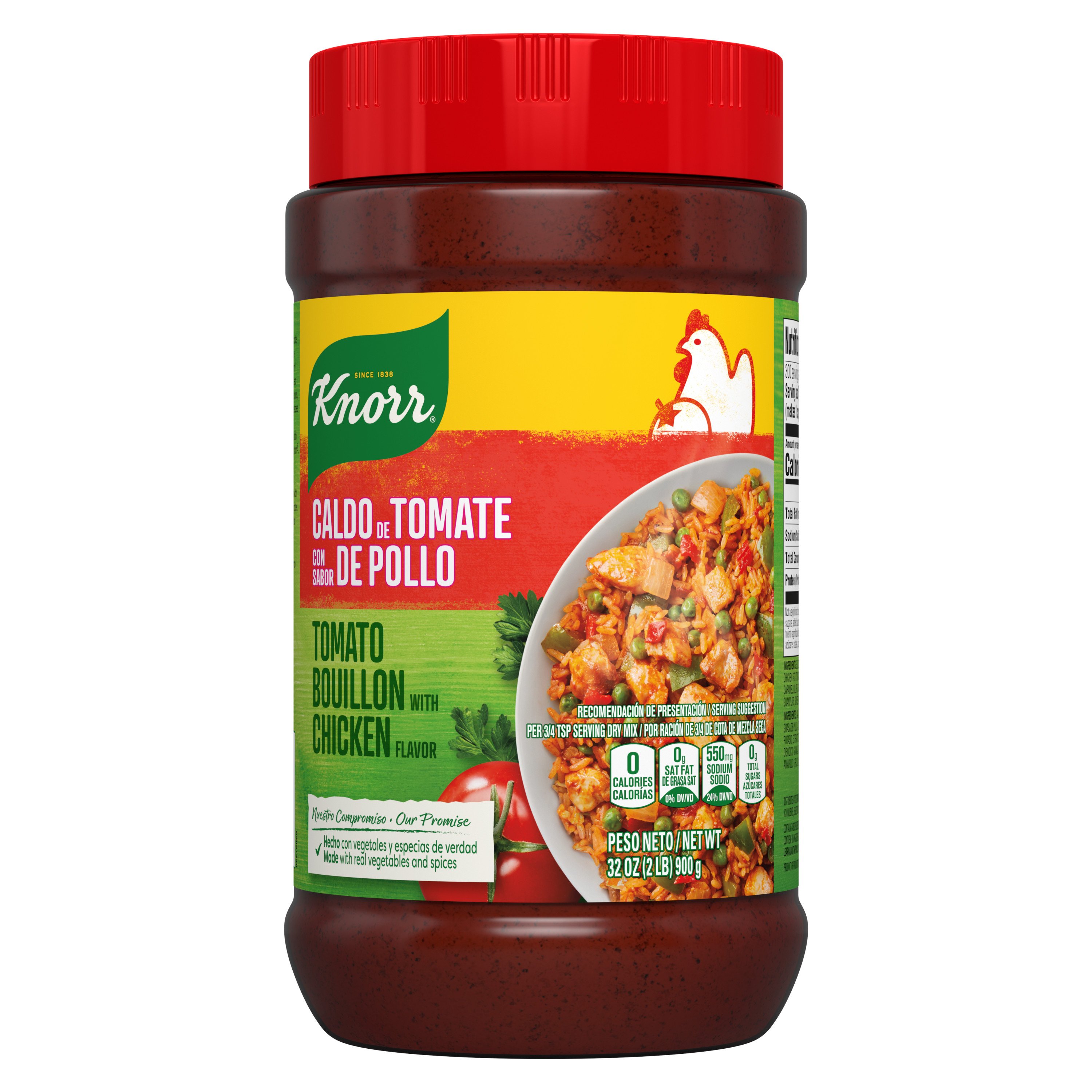 Knorr Tomato Chicken Granulated Bouillon Shop Broth & Bouillon at HEB