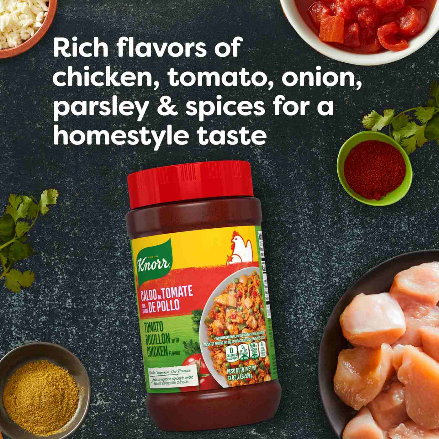 Knorr Tomato Chicken Granulated Bouillon; image 8 of 12