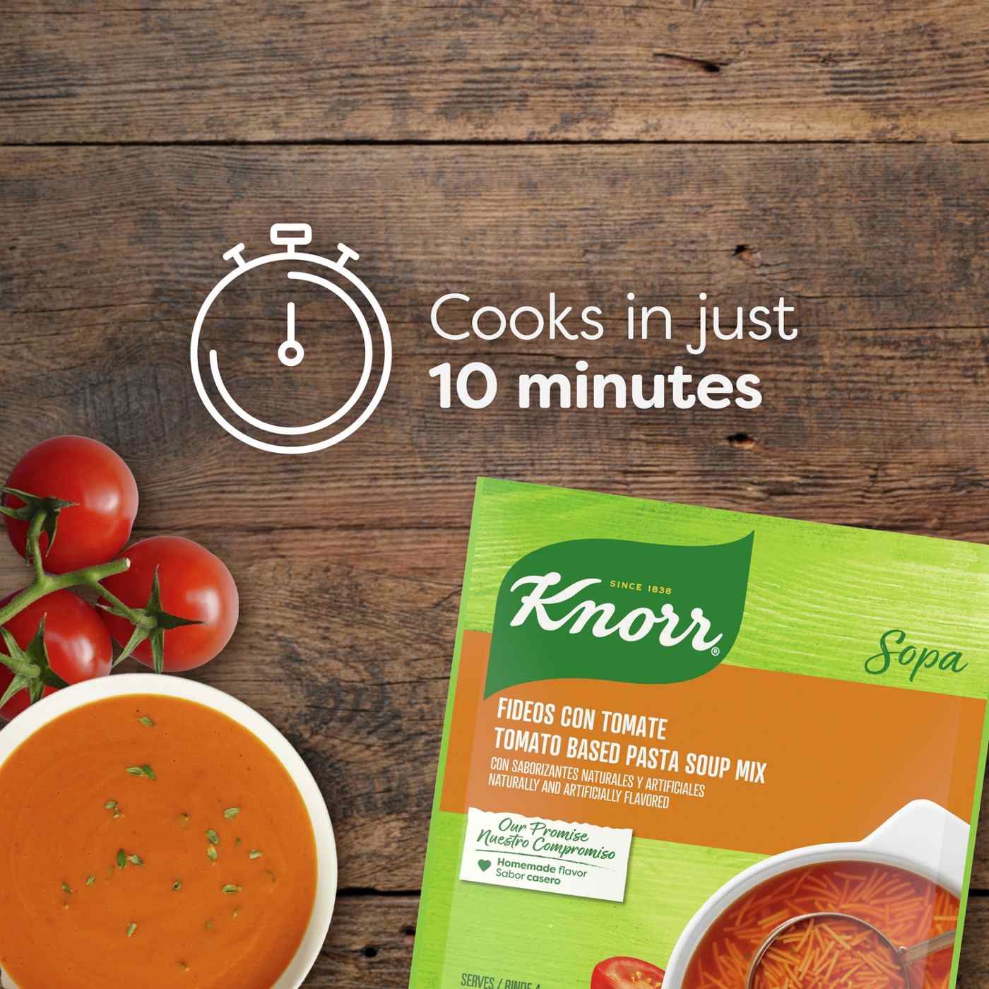 Knorr Fideo Soup Mix with Tomato Shop Soups & chili at HEB