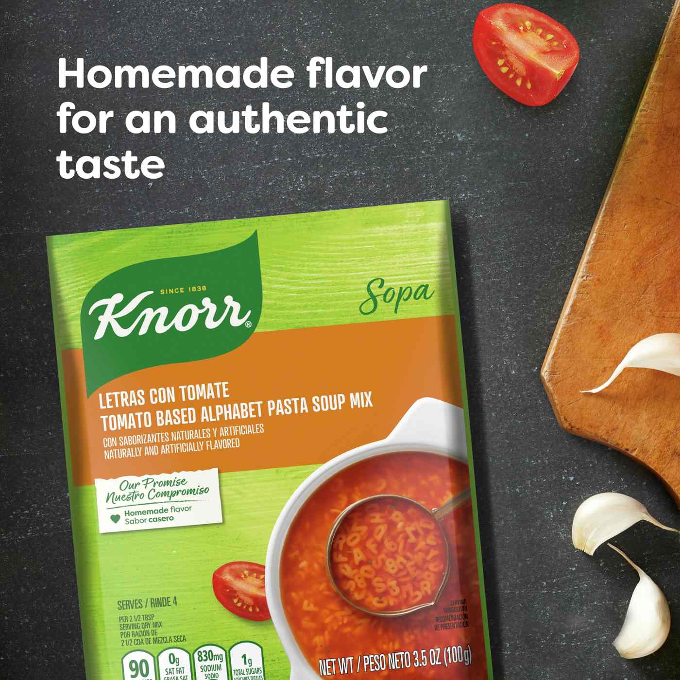 Knorr Sopa Alphabet Pasta Tomato Soup Mix; image 2 of 6