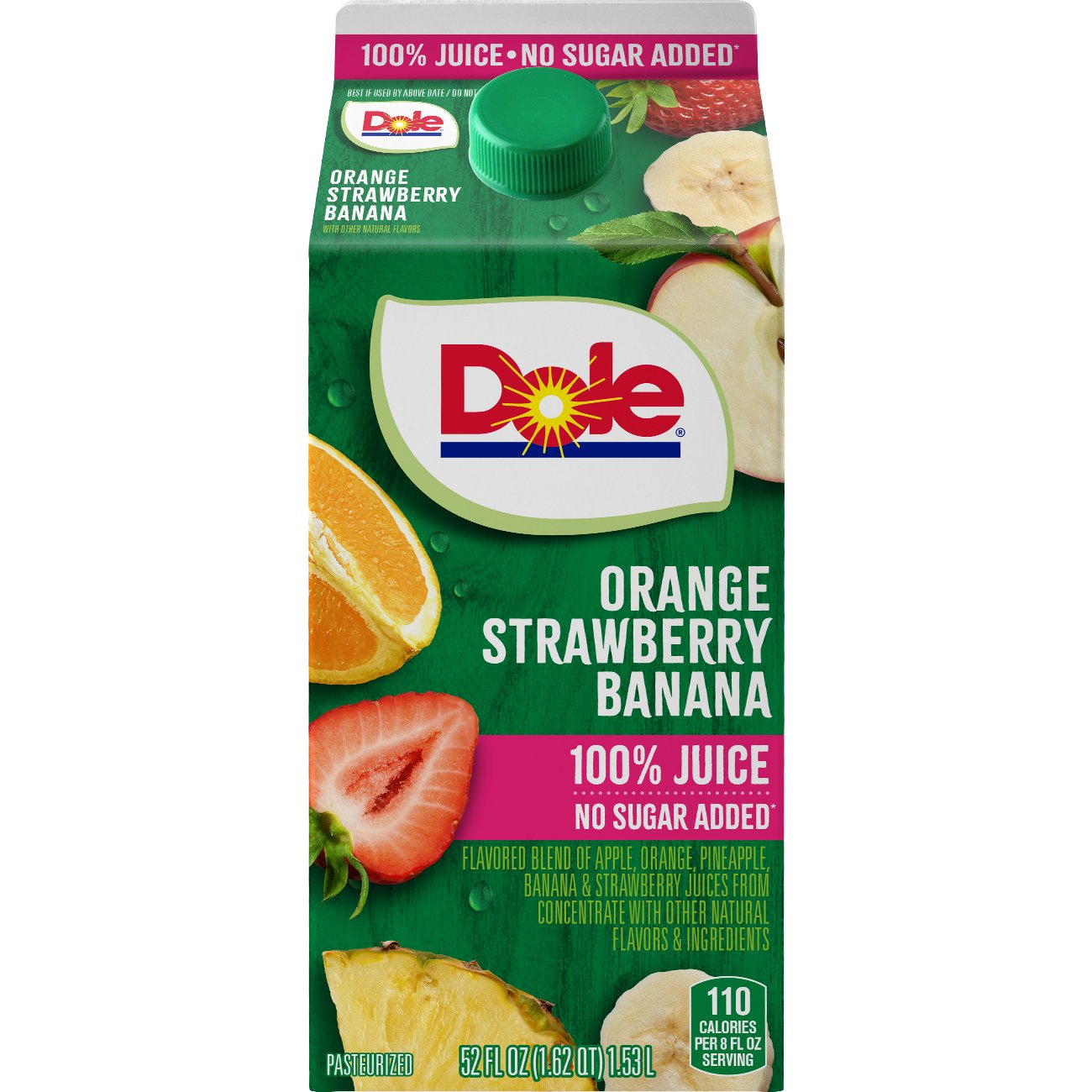 Dole 100 Orange Strawberry Banana Juice Shop Juice at HEB