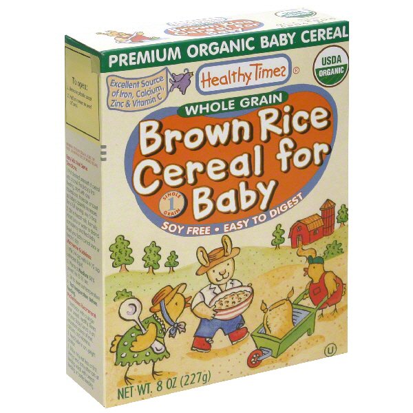 organic brown rice cereal for babies