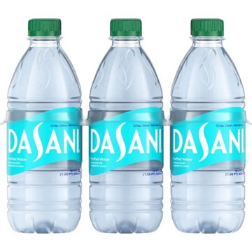 Dasani Purified Water Bottles Enhanced With Minerals