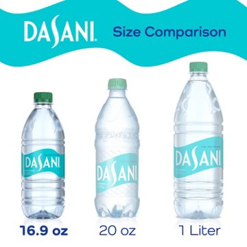 Dasani Purified Water Bottles Enhanced With Minerals