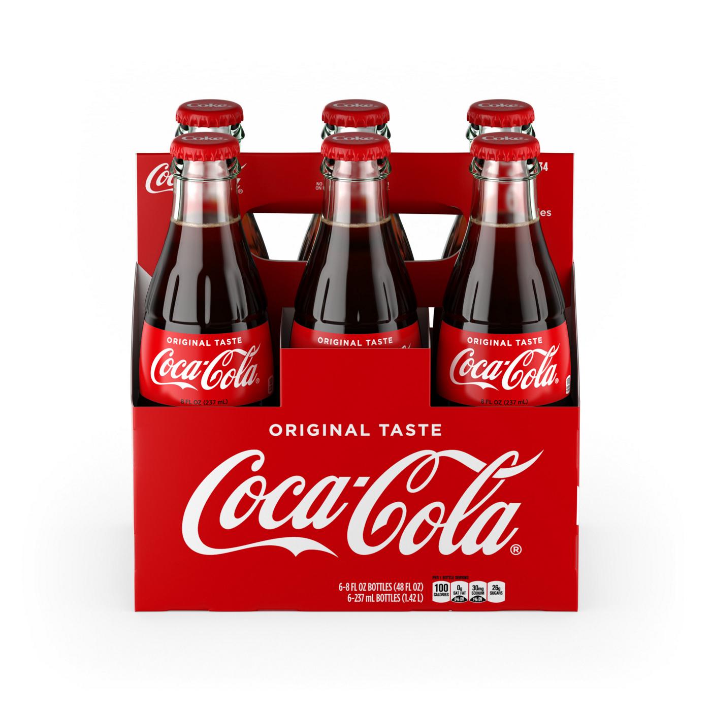 Coca-Cola Classic Coke 8 oz Glass Bottles; image 1 of 3