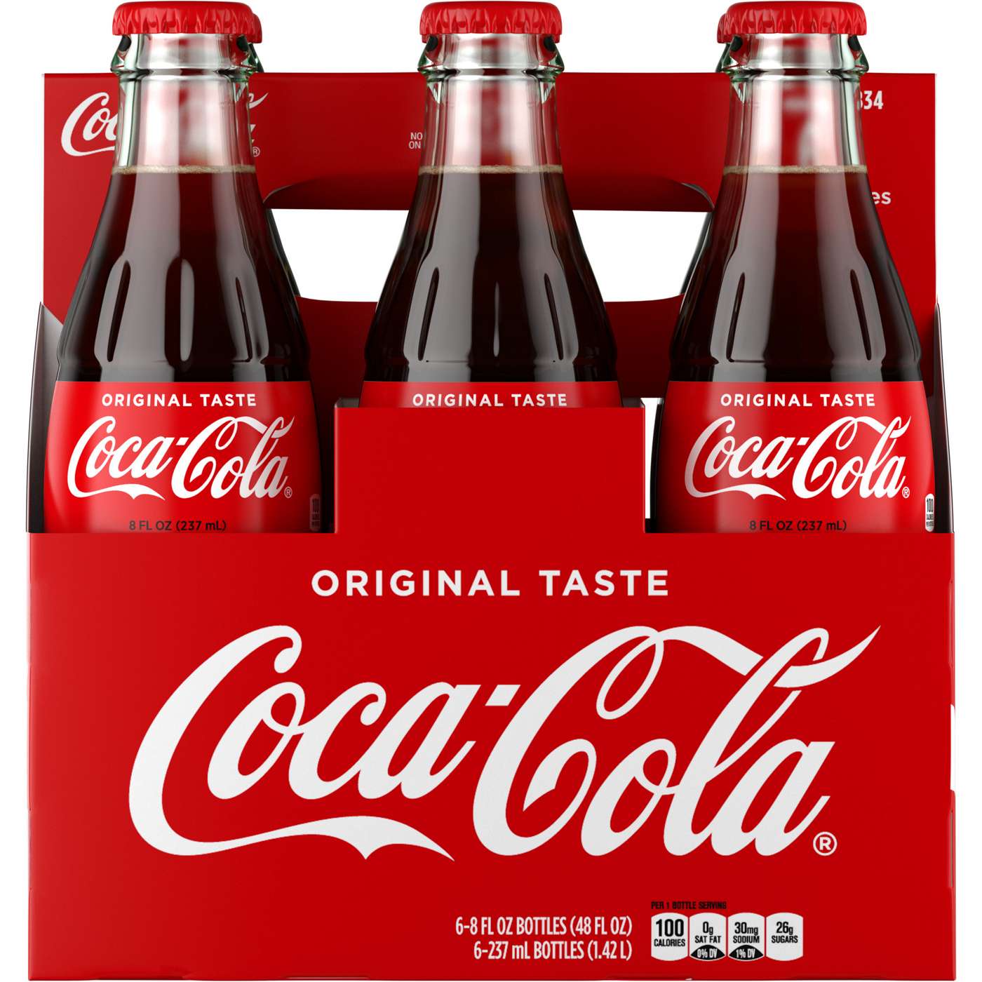 Coca-Cola Classic Coke 8 oz Glass Bottles; image 2 of 3