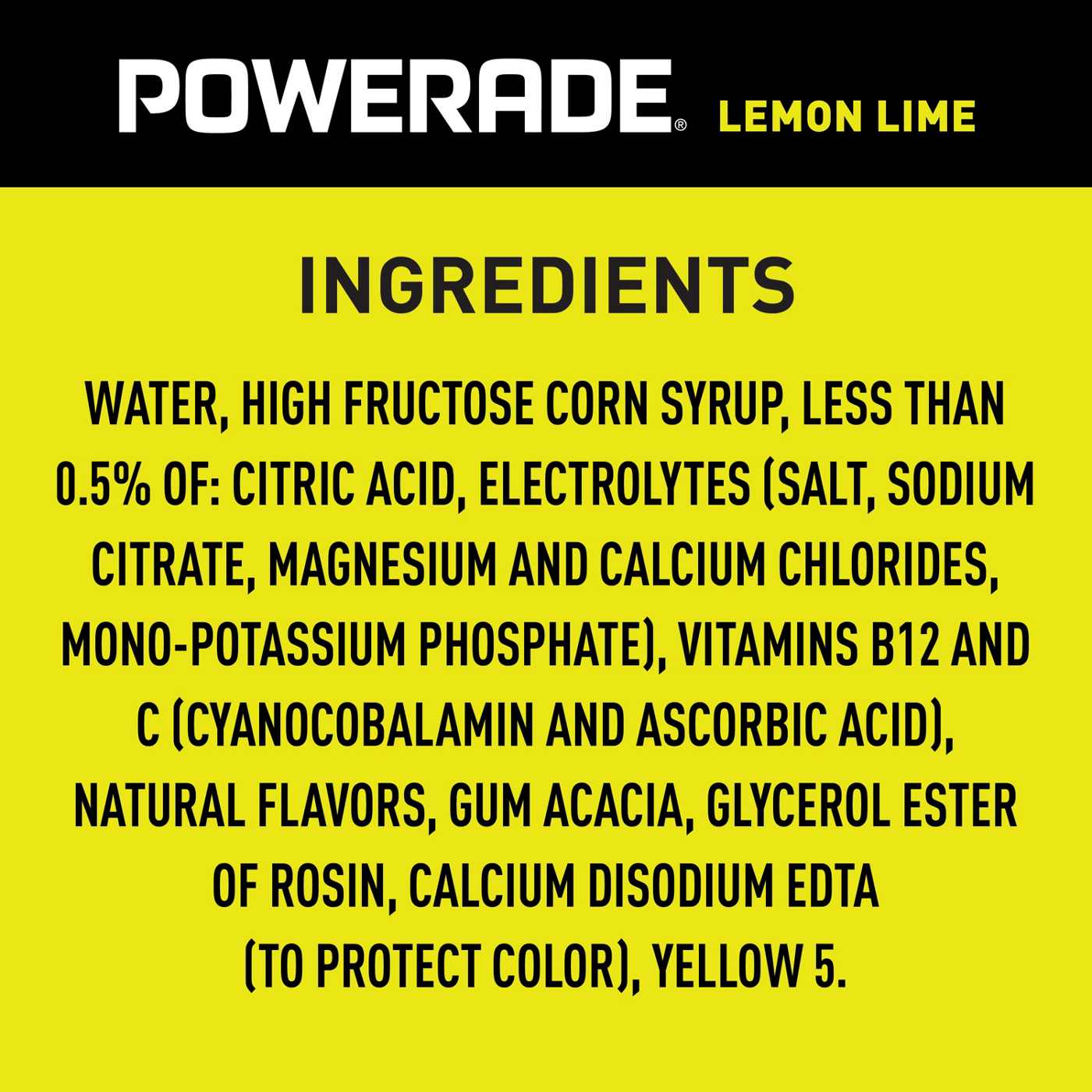 Powerade Lemon Lime Sports Drink; image 6 of 6