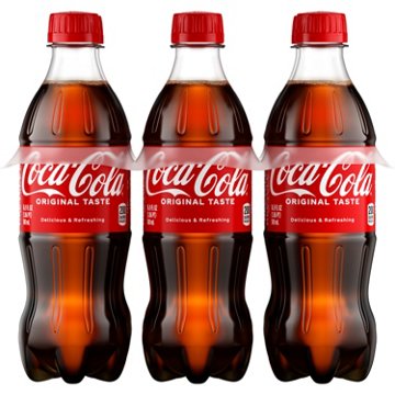 Coca-Cola Soda Soft Drink 6 pk Bottles, 16.9 oz