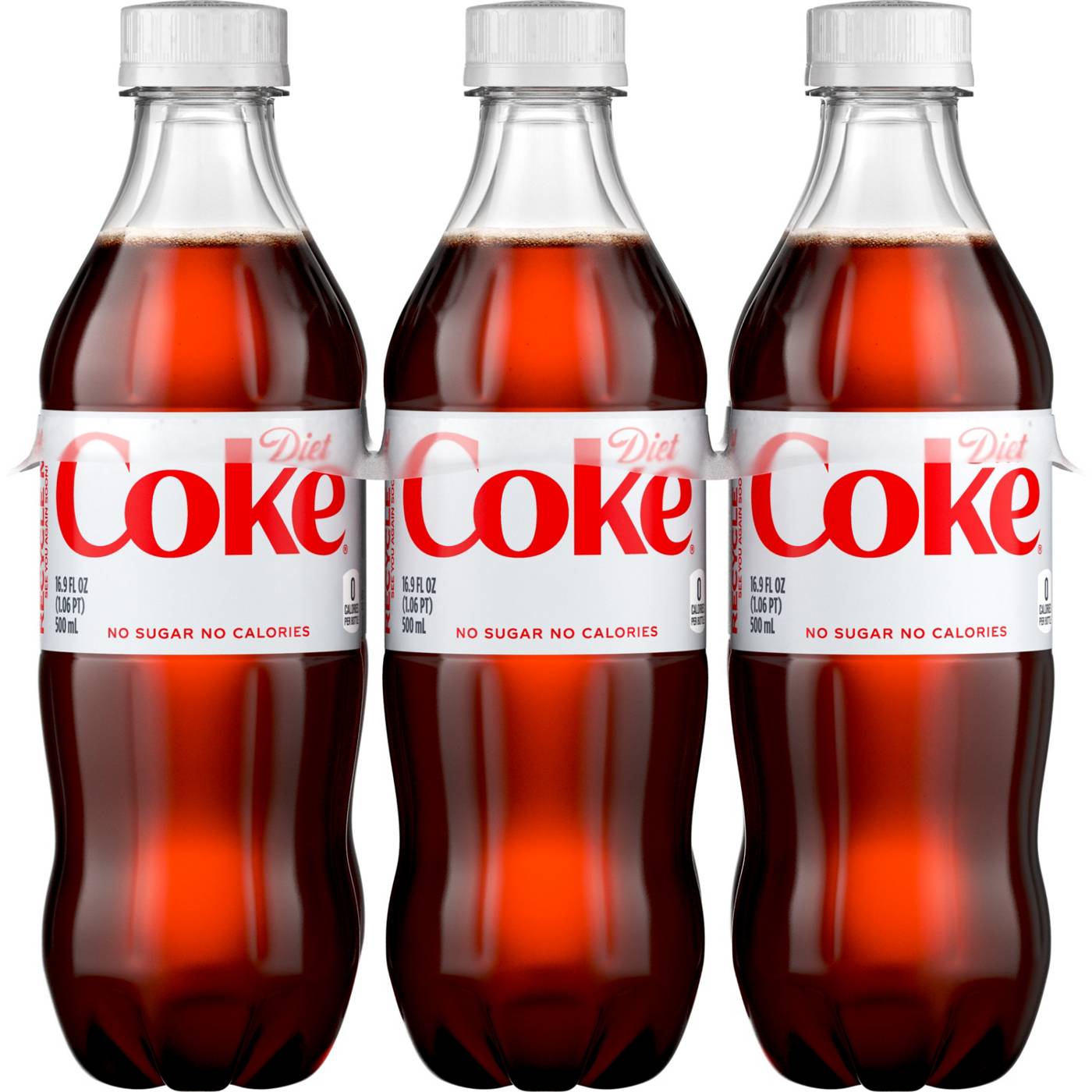 Diet Coke Soda Soft Drink 6 pk Bottles; image 1 of 11