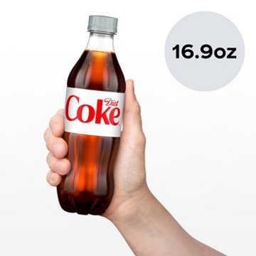 Diet Coke Soda Soft Drink 6 pk Bottles, 16.9 oz
