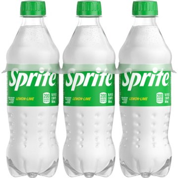 Sprite Lemon Lime Soda Soft Drinks, 16.9 oz