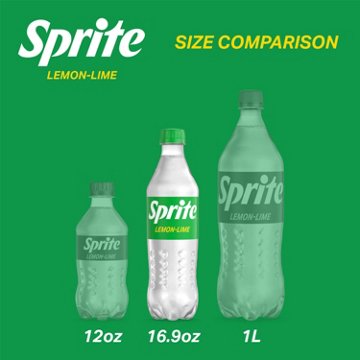 Sprite Lemon Lime Soda Soft Drinks, 16.9 oz