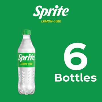 Sprite Lemon Lime Soda Soft Drinks, 16.9 oz
