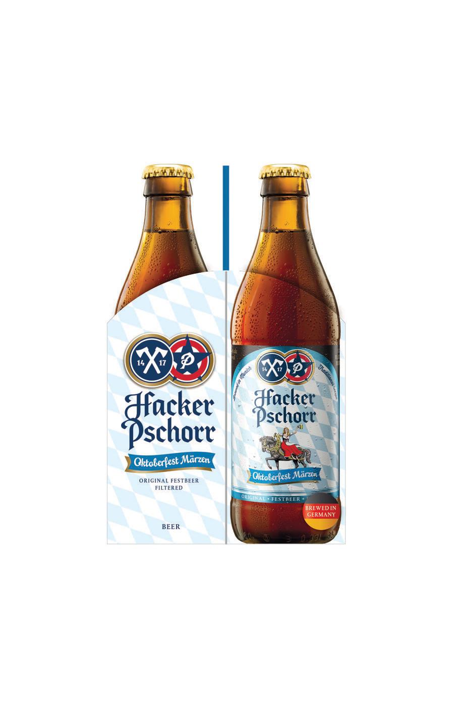 Hacker Pschorr Oktoberfest Beer 6 pk Bottles; image 2 of 2