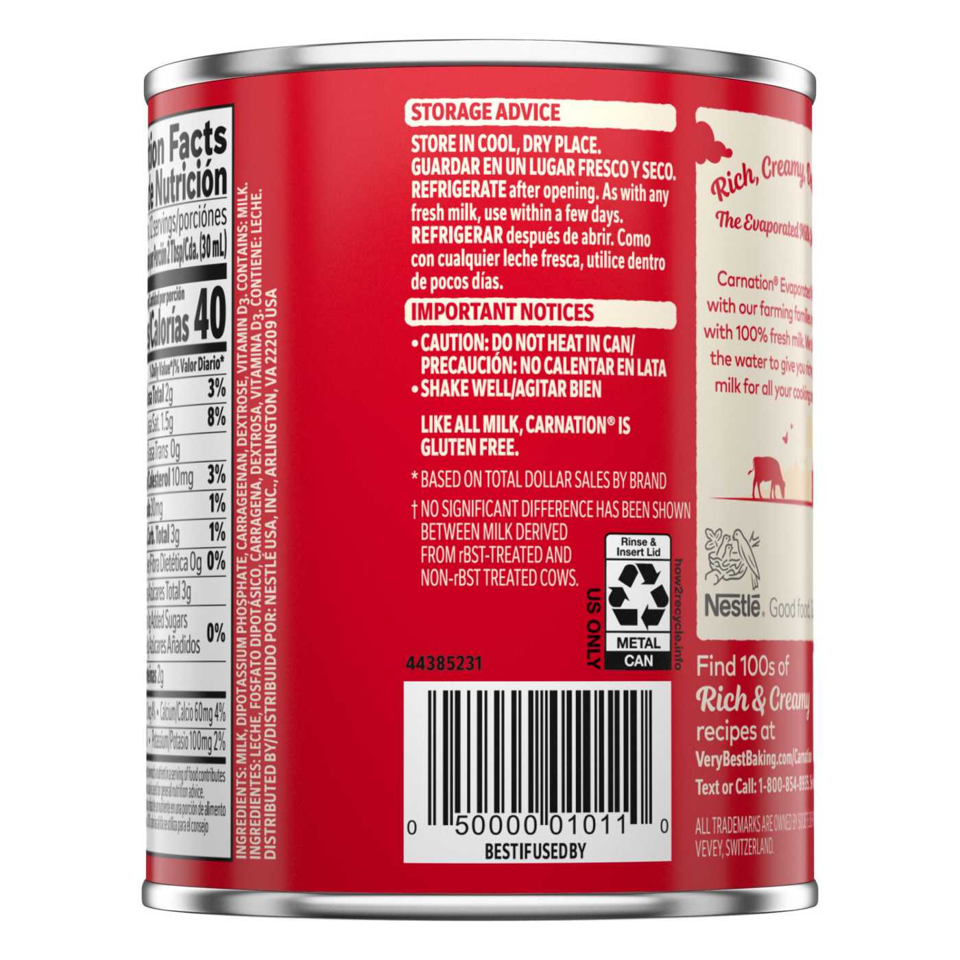 Carnation Evaporated Milk; image 6 of 7