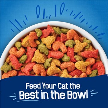 Friskies Purina Dry Cat Food Seafood Sensations - Salmon, Tuna, and Shrimp Flavors