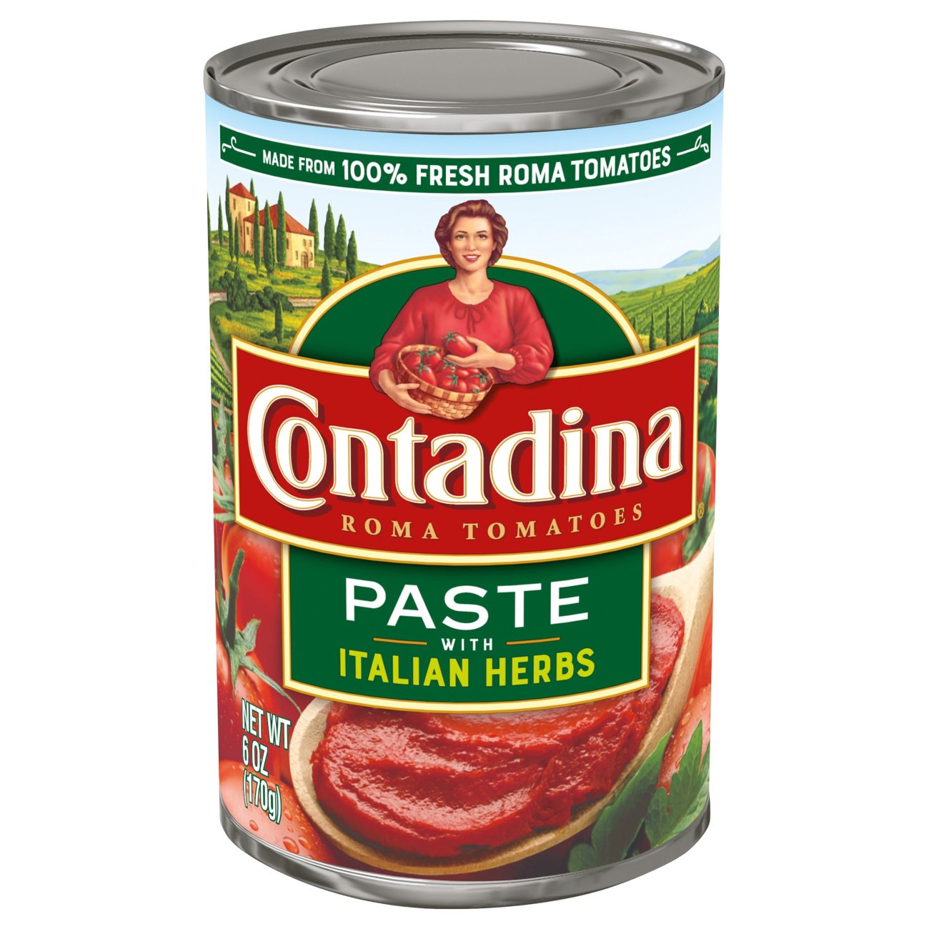 Contadina Tomato Paste Product with Italian Herbs Shop Tomatoes at HEB