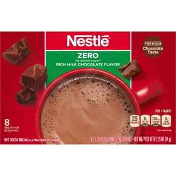 Nestle Fat Free Rich Milk Chocolate  Hot Cocoa Mix, 8 ct