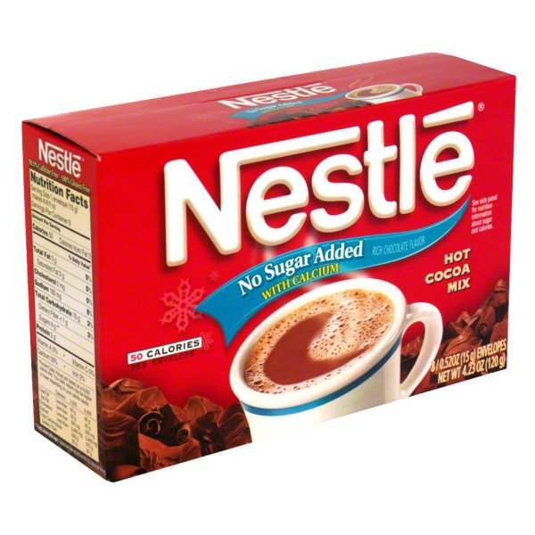 Nestle No Sugar Added Hot Cocoa Mix - Shop Cocoa at H-E-B