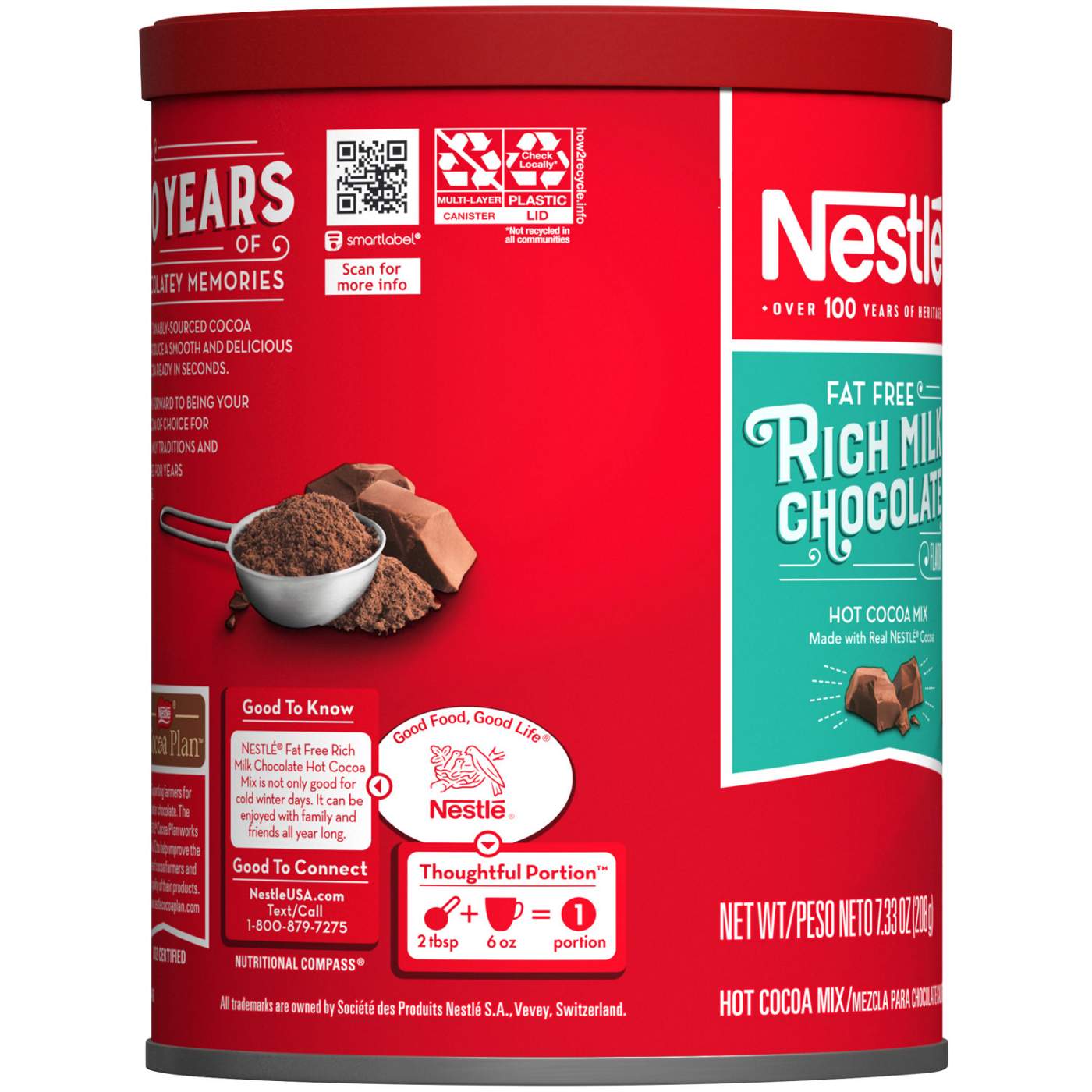 Nestle Fat Free Rich Milk Chocolate Hot Cocoa Mix; image 7 of 7
