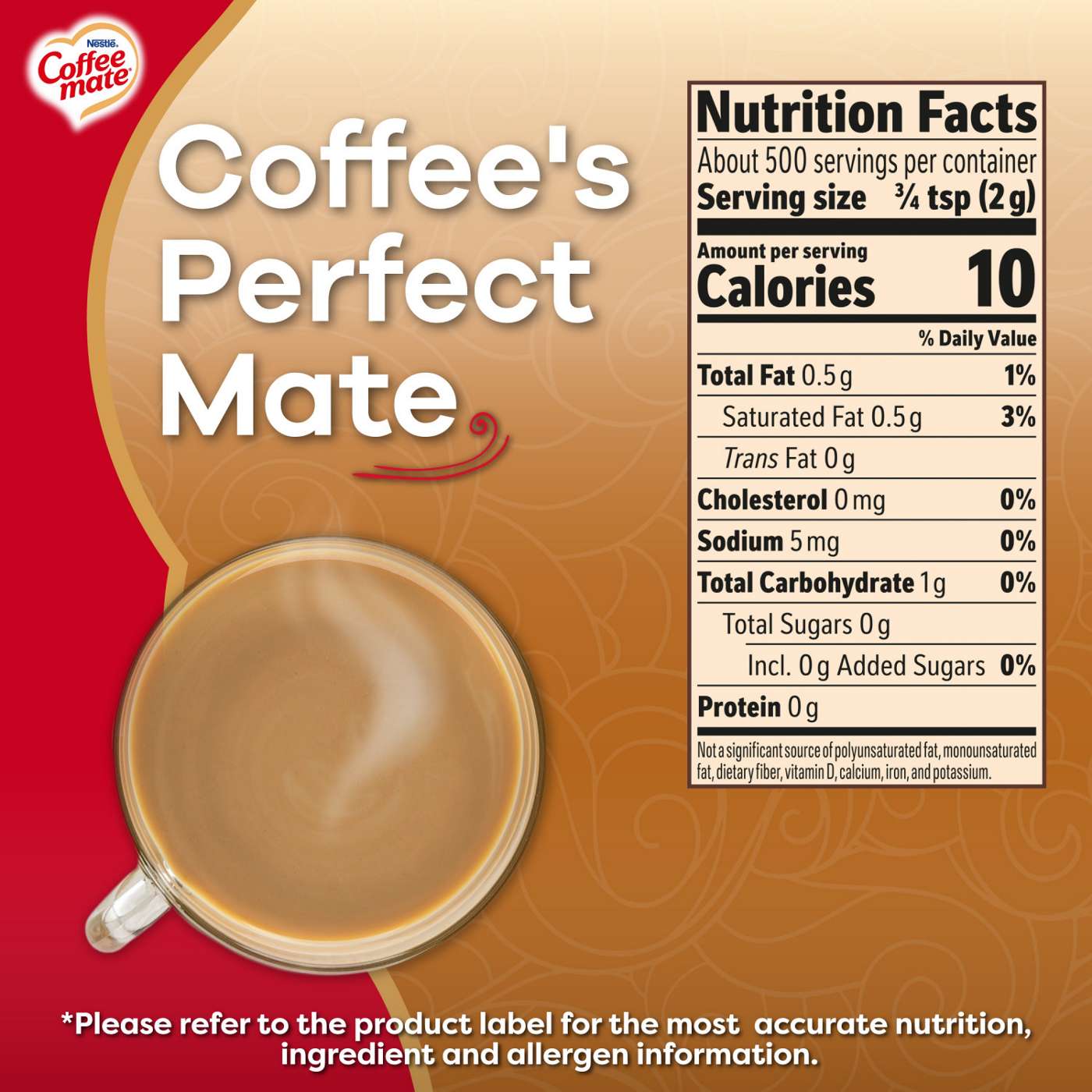 Nestle Coffee Mate Powdered Coffee Creamer, Value Size - Original; image 3 of 7