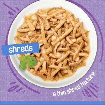 Friskies Purina Shreds in Gravy High Protein Wet Cat Food - Turkey and Cheese Dinner
