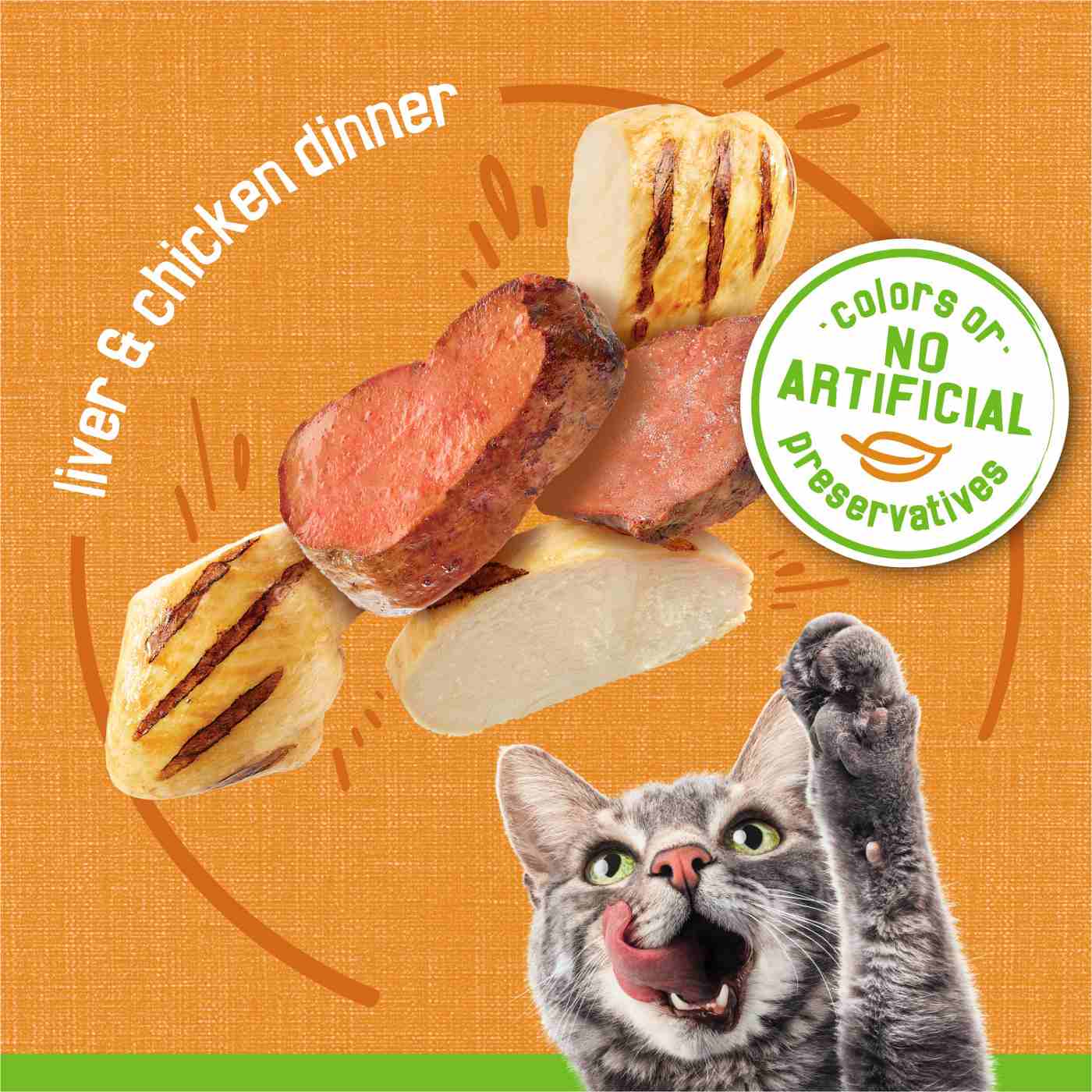 Purina Friskies Pate Wet Cat Food, Liver & Chicken Dinner; image 4 of 8