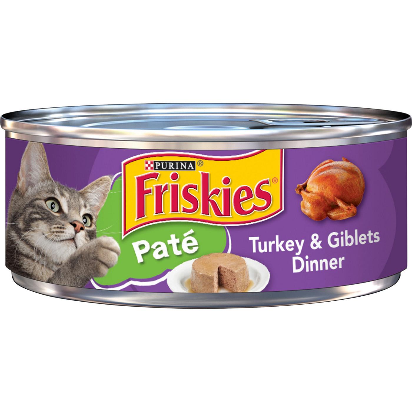 Friskies Purina Friskies Pate Wet Cat Food, Turkey & Giblets Dinner; image 1 of 5