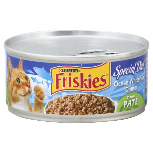 Friskies Special Diet Classic Pate Ocean Whitefish Dinner Cat Food