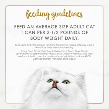 Fancy Feast Purina Collection Grain Free Wet Cat Food Variety Pack - Seafood Classic Pate