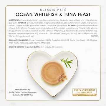 Fancy Feast Purina Collection Grain Free Wet Cat Food Variety Pack - Seafood Classic Pate
