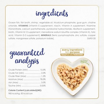 Fancy Feast Purina Wet Cat Food - Flaked Fish and Shrimp Feast, 3 oz