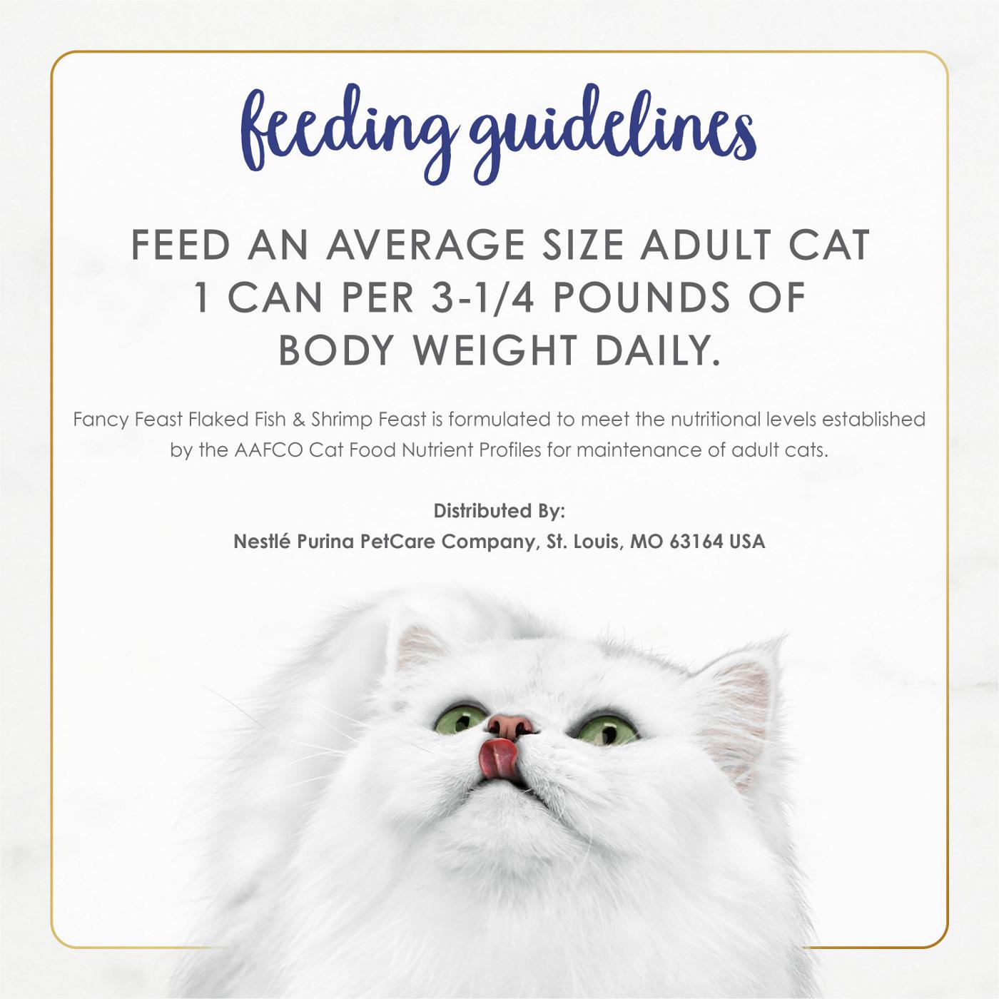 Fancy Feast Purina Wet Cat Food - Flaked Fish and Shrimp Feast; image 6 of 6