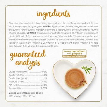 Fancy Feast Purina Tender Feast Classic Grain Free Wet Cat Food Pate - Chicken and Liver, 3 oz