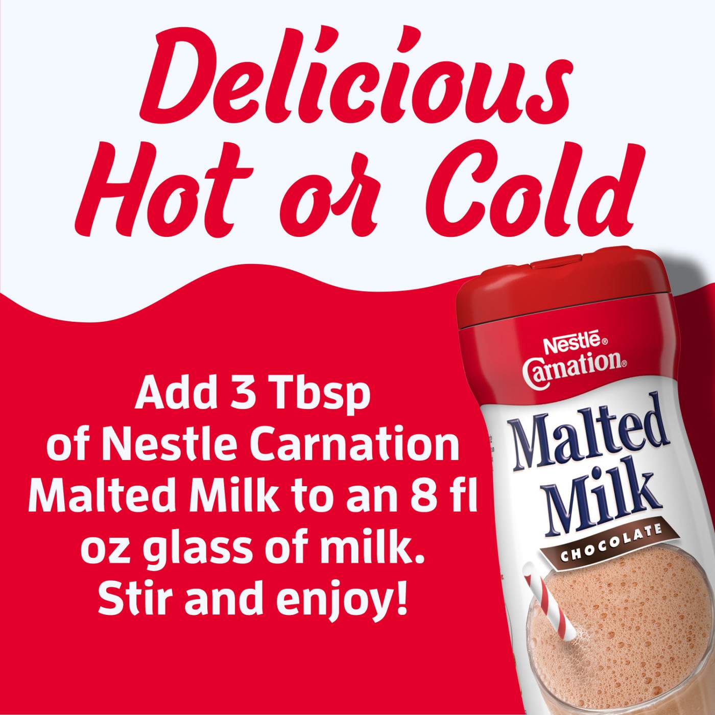 Nestle Carnation Chocolate Malted Milk Mix; image 6 of 6