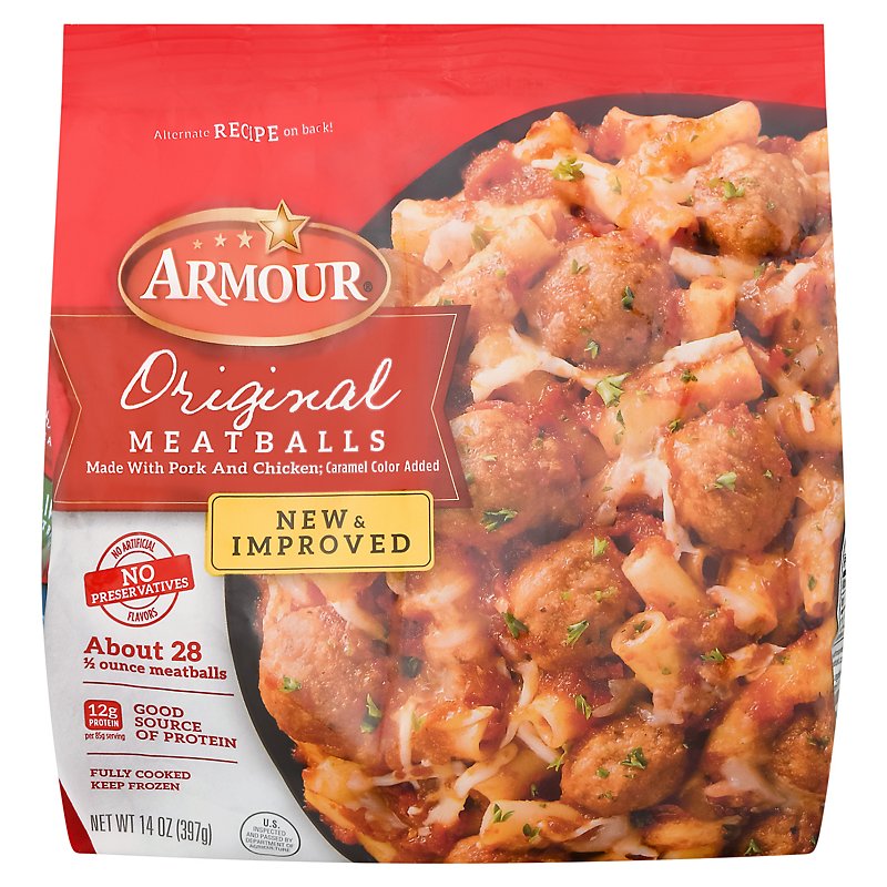 Armour Original Meatballs Shop Meat At H E B