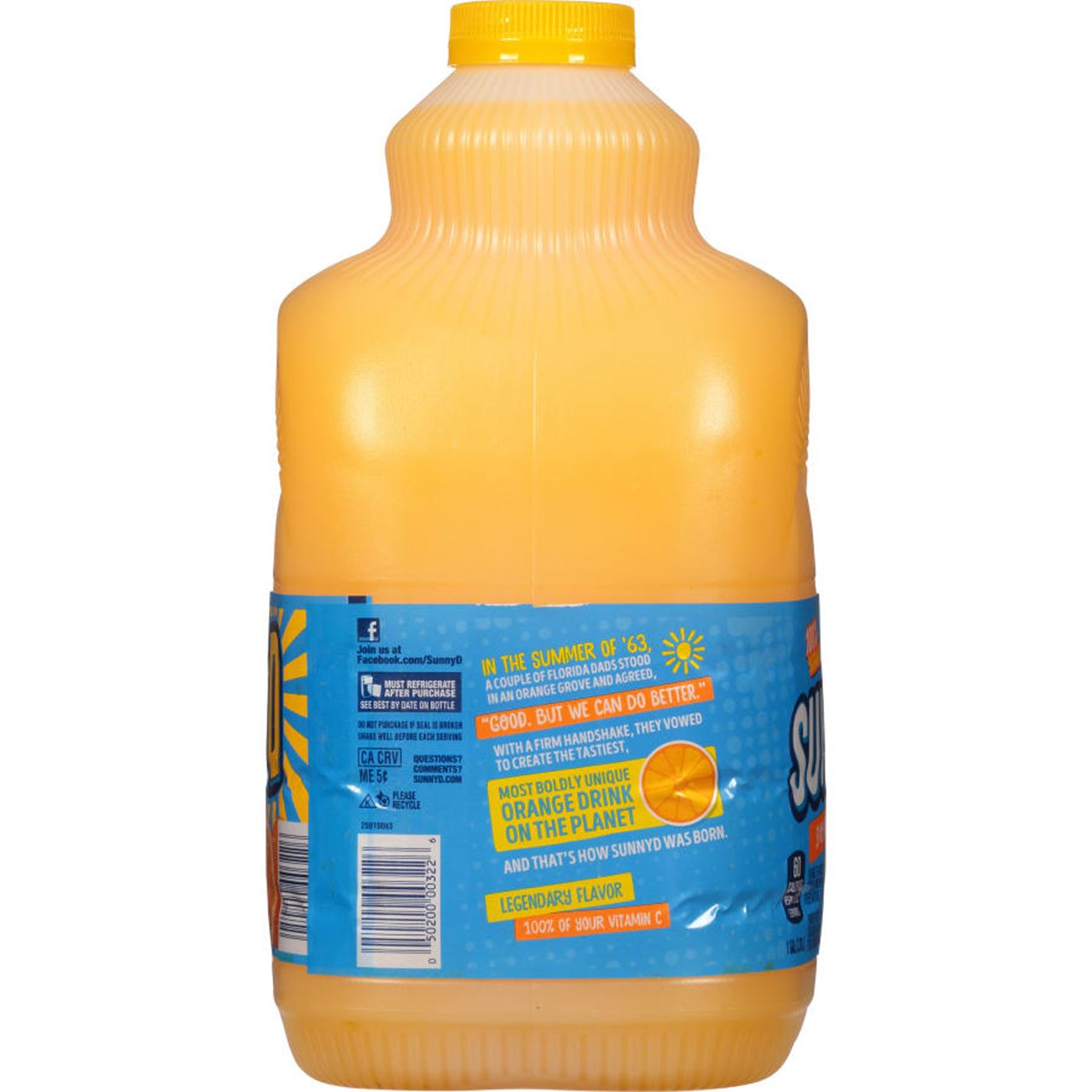 Sunny D Smooth Orange Flavored Citrus Punch Shop Juice at H-E-B