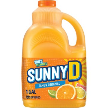 Sunny D Tangy Original Orange Flavored Citrus Punch, 1 gal