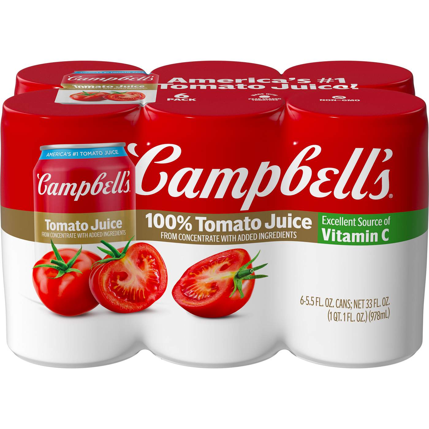 Campbell's 100% Tomato Juice; image 1 of 7