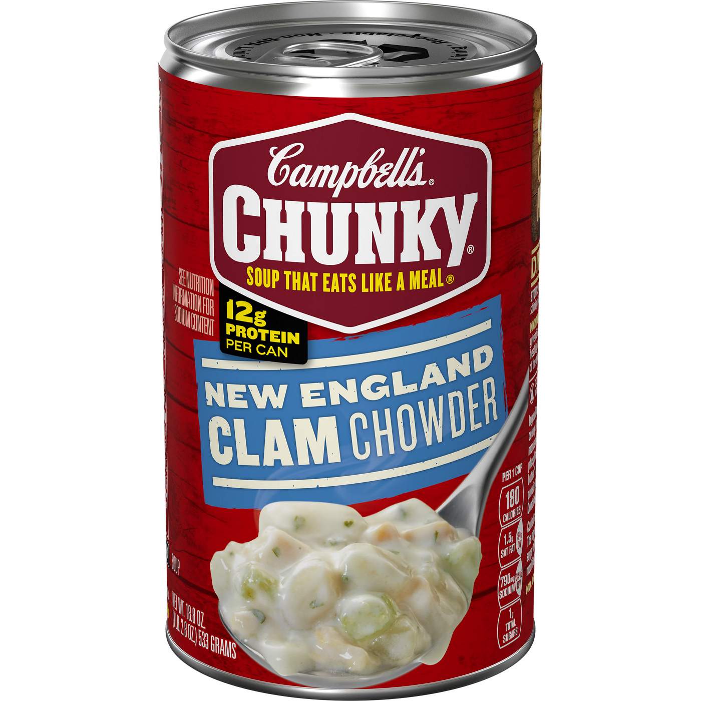 Campbell's Chunky New England Clam Chowder; image 1 of 9