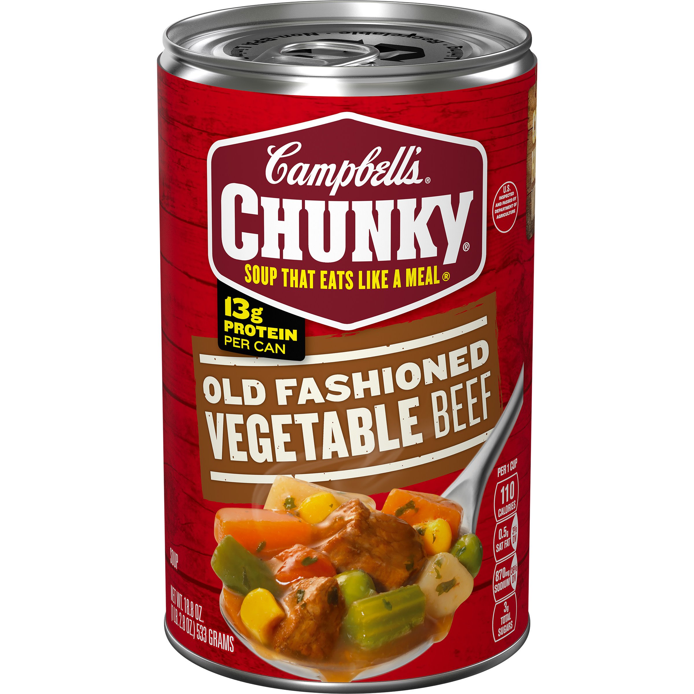 Campbell's Chunky Old Fashioned Vegetable Beef Soup - Shop Soups ...