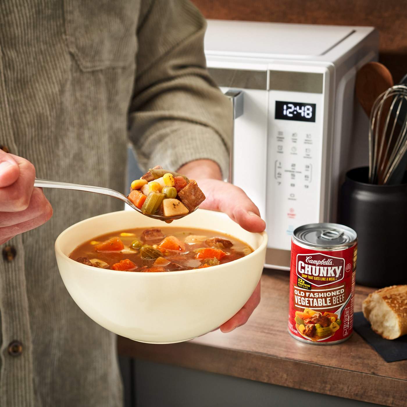 Campbell's Chunky Old Fashioned Vegetable Beef Soup; image 4 of 10