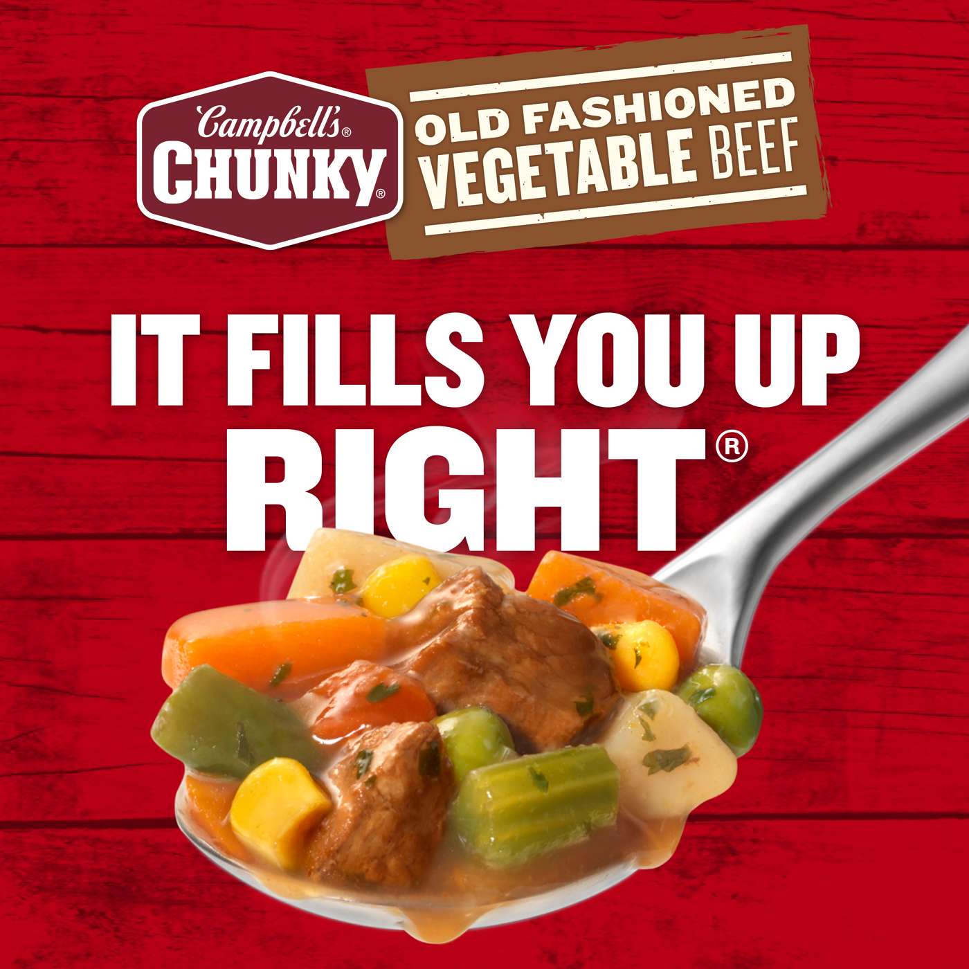 Campbell's Chunky Old Fashioned Vegetable Beef Soup; image 8 of 10