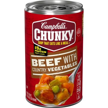Campbell's Chunky Beef Soup with Country Vegetables